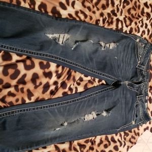 Miss Me Signature Cuffed Skinny Jean's Size 28